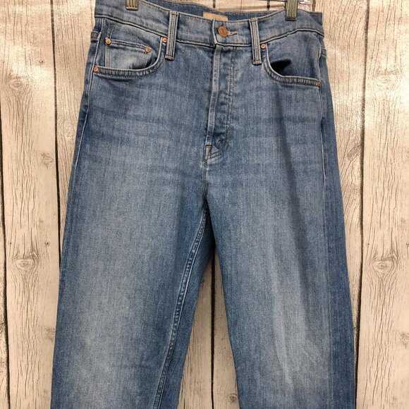 MOTHER The Tomcat High Rise Straight Leg Jeans Ladies Size 27 ** - Picture 1 of 5